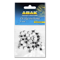 ABAK - Oczka ruchome  6 mm...