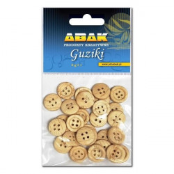 ABAK - Guziki drewniane -...