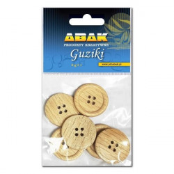 ABAK - Guziki drewniane -...